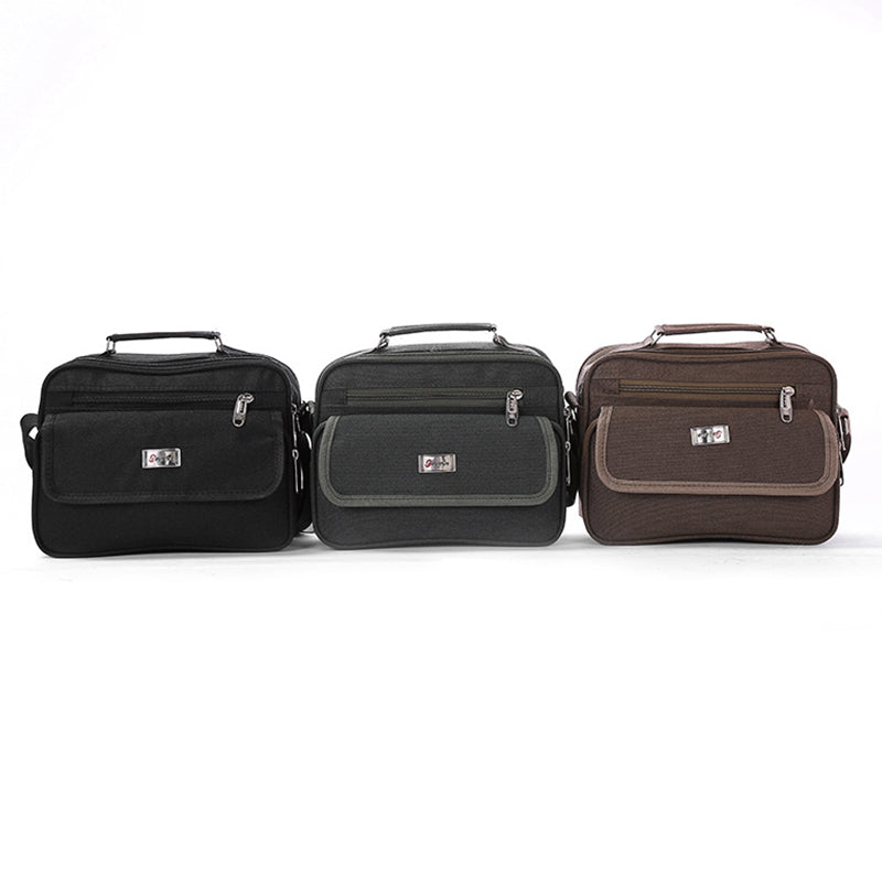 Unisex Dreifach-Fach Leichte Handtasche Geldbörse Reise Business Umhängetasche