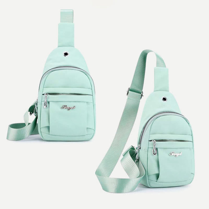 Leichter, wasserdichter Sling-Rucksack, Brusttasche, lässiger Reise-/Sport-Tagesrucksack