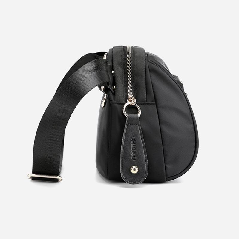 Einfache Umhängetasche für Damen, große Nylon-Ausflugstasche