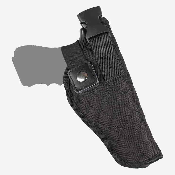 Concealment Horizontales Schulterholster aus schwarzem Nylon mit Magazintasche