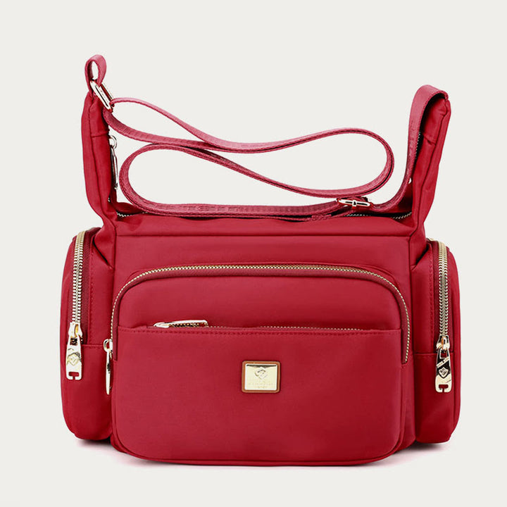 Umhängetasche aus Nylon für Damen, für das tägliche Outfit, mehrere Taschen, Geldbörse
