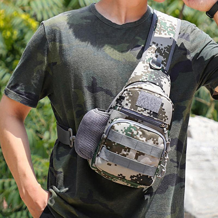 Camouflage Wasserdichte Multifunktionale Schultertasche Für Den Außenbereich