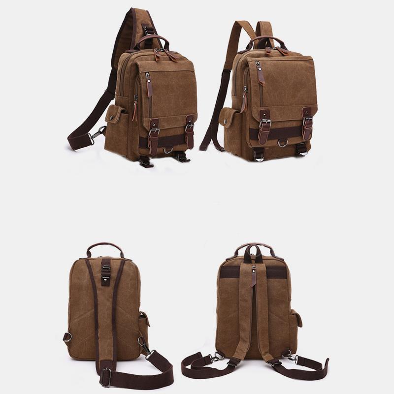 Vintage Outdoor Reise Schulterrucksack