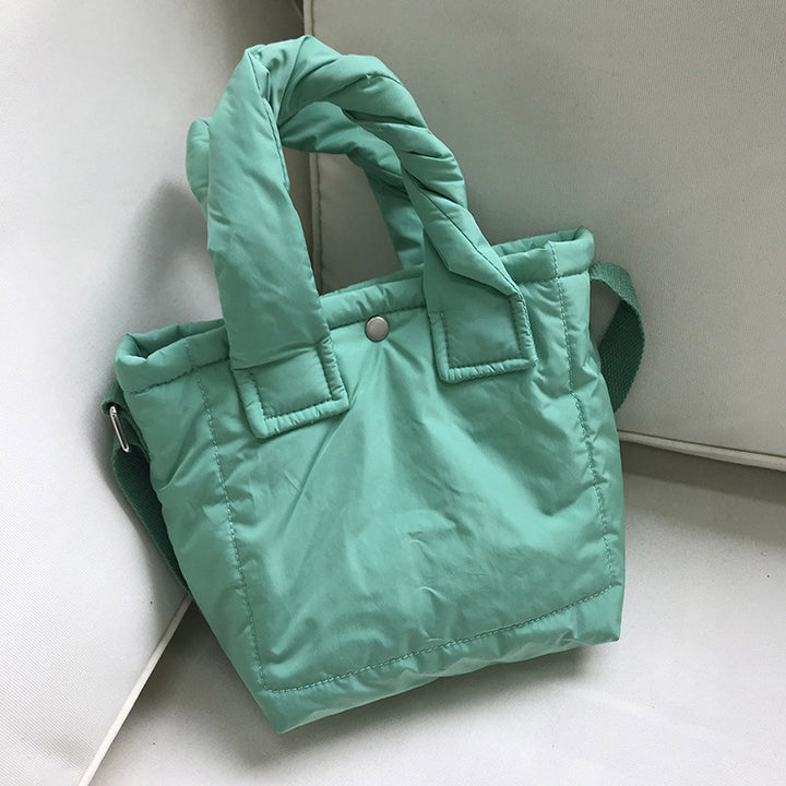 Leichte, gesteppte Handtasche für Damen, große, weich gepolsterte Umhängetasche