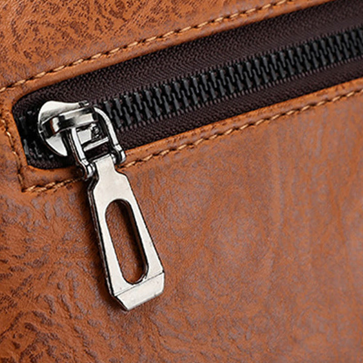 Klassische Umhängetasche für Herren, Business-Umhängetasche aus Leder