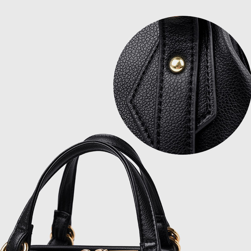 Elegante Tragetasche mit großem Fassungsvermögen und mehreren Taschen, Diebstahlschutz, Handtasche