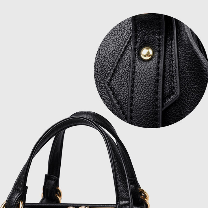 Elegante Tragetasche mit großem Fassungsvermögen und mehreren Taschen, Diebstahlschutz, Handtasche