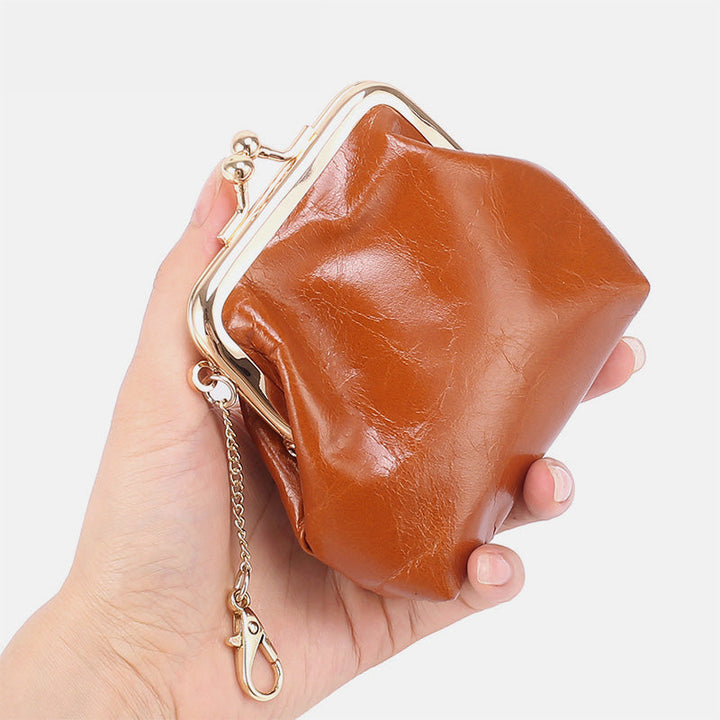 Geldbörse aus echtem Leder im Vintage-Stil 