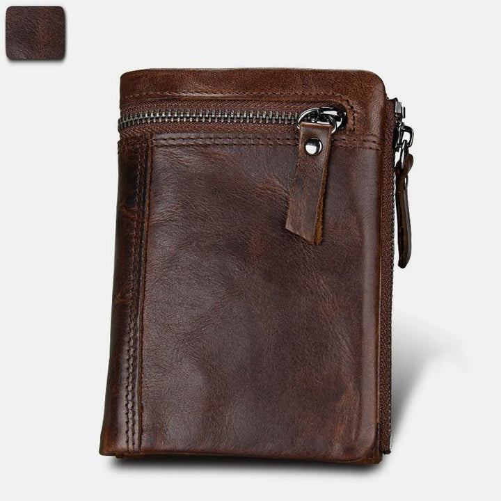 RFID Crazy Horse Leder Geldbörse