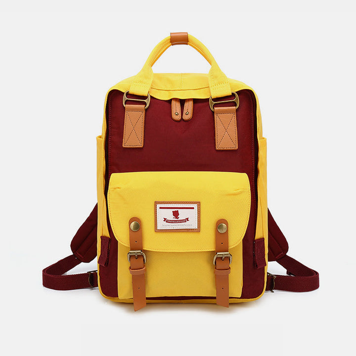 Wasserdichter Reiserucksack im Vintage-Stil im College-Stil