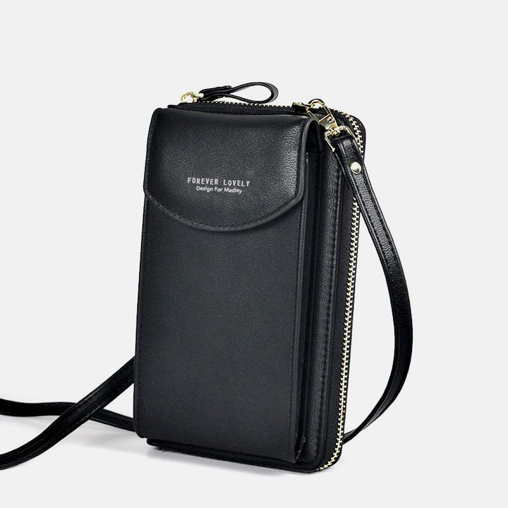 Solide Telefontasche mit mehreren Taschen und großem Fassungsvermögen
