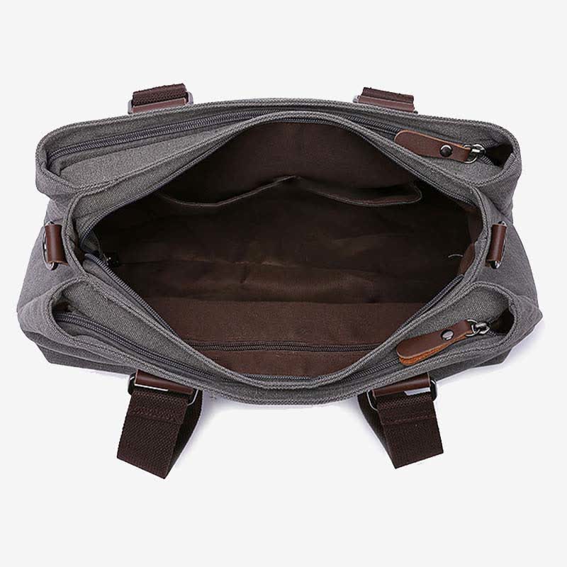Dreifach-Canvas-Totes-Handtasche, multifunktional, lässig, Umhängetasche, Schultertasche