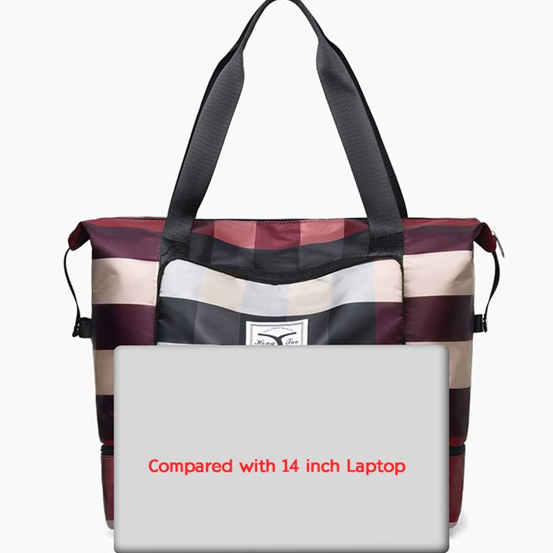 Reisetasche, Sporttasche, Umhängetasche, Reisetasche mit Schuhfach 