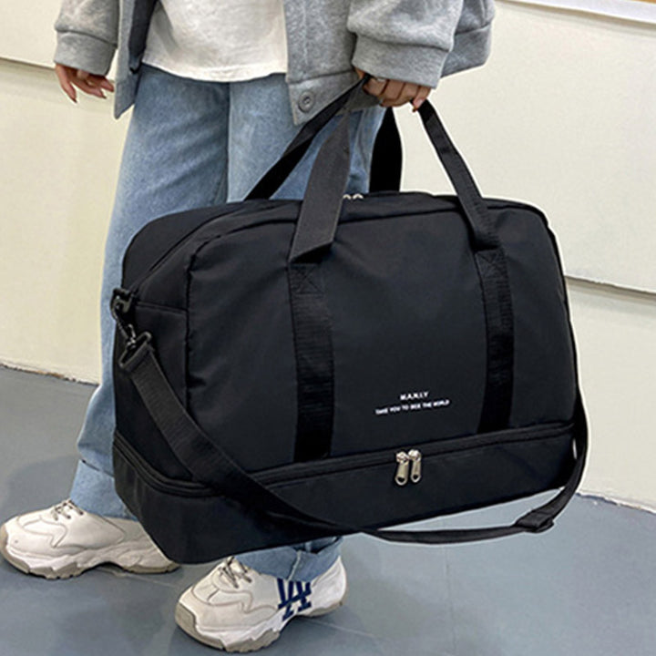 Reise-Sporttasche, trocken, nass, für die Abreise, Sporttasche, Weekender, Übernacht-Handtasche