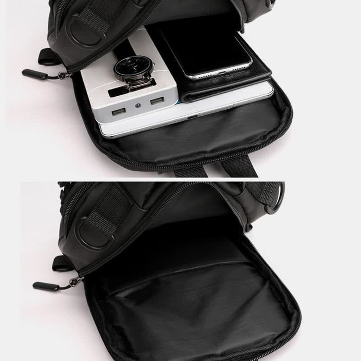 Sling-Brusttasche für Herren, lässiger Tagesrucksack mit Umhängegurt