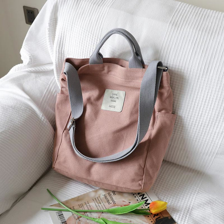 Tragetasche für Damen, für den täglichen Ausflug, große Kapazität, Canvas-Handtasche
