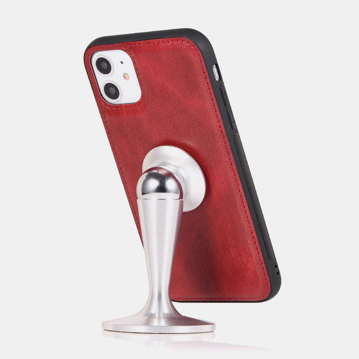 Multifunktionale abnehmbare magnetische Leder-Telefonhülle für iPhone16/15/14/13