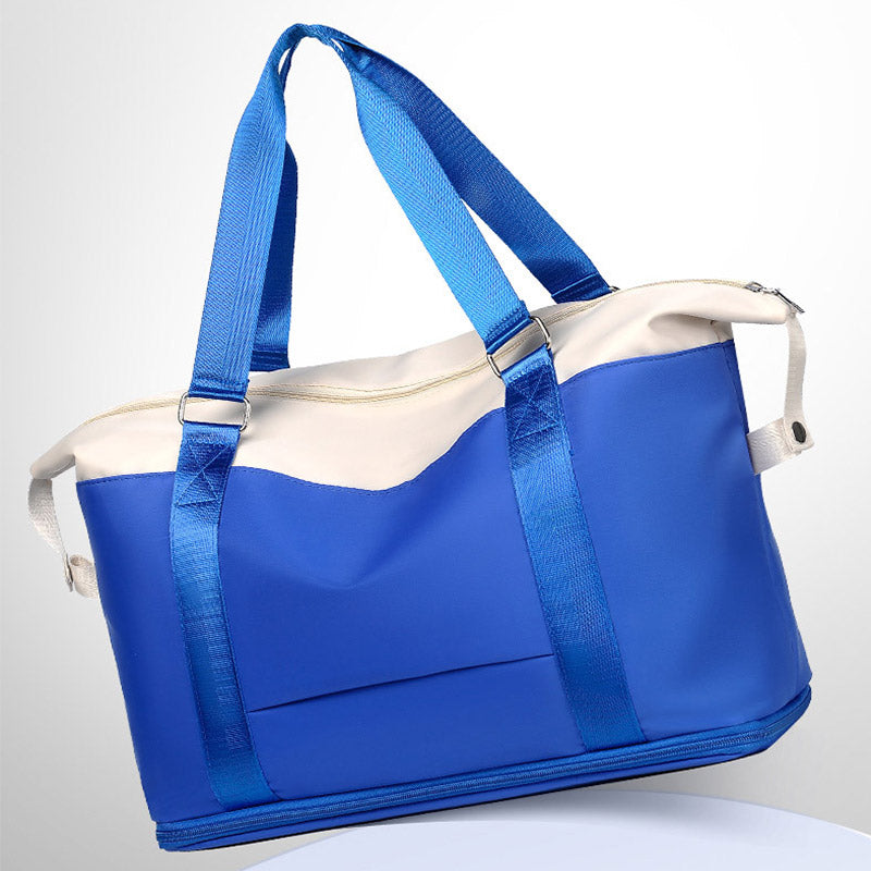 Reisetasche für Damen, große Aufbewahrungstasche mit Fach für trockene und nasse Abteile