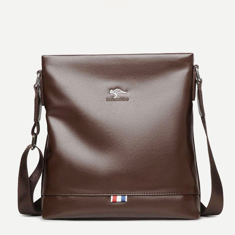 Herren Umhängetasche Umhängetasche Weiches Leder Reisetasche Sling Pack