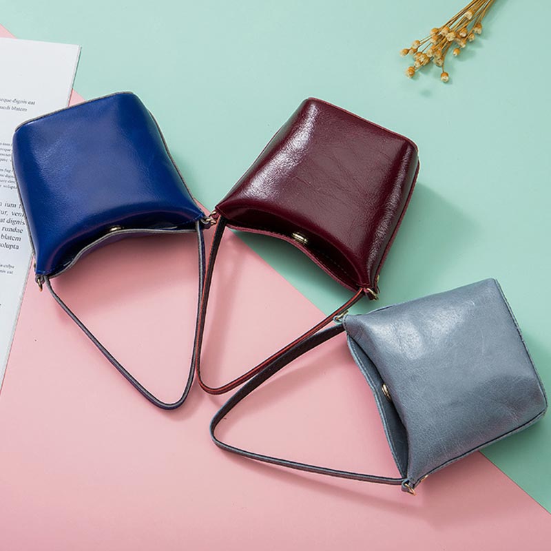 Mini-Beuteltasche, Handtasche, geräumige Münzbörse, kleine Hobo-Tasche für Damen