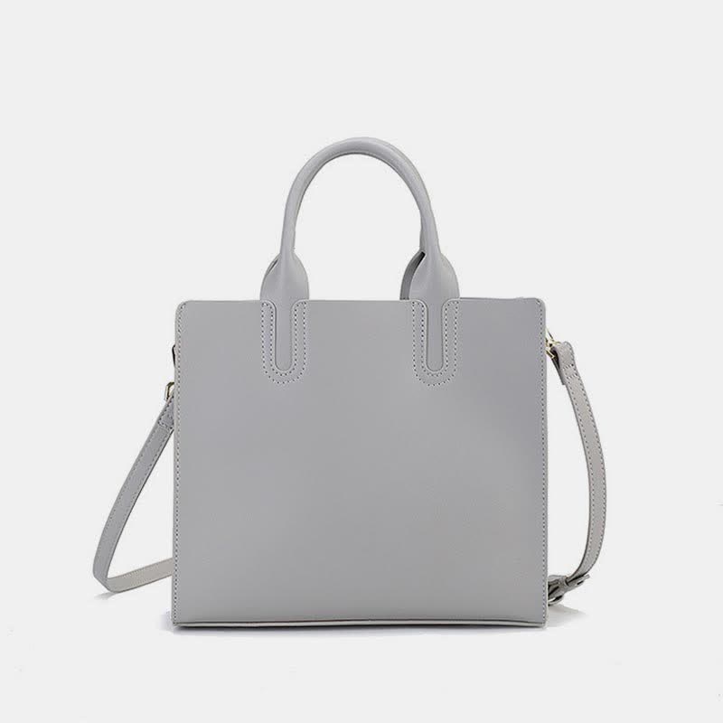 Vegane Leder-Tragetasche für Damen, für Reisen und Arbeit, Umhängetasche, Schultertasche