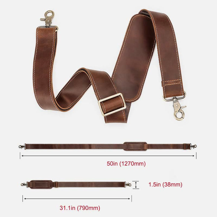 Breiter verstellbarer Lederriemen für Tasche, Retro-Geldbörsen-Zubehör