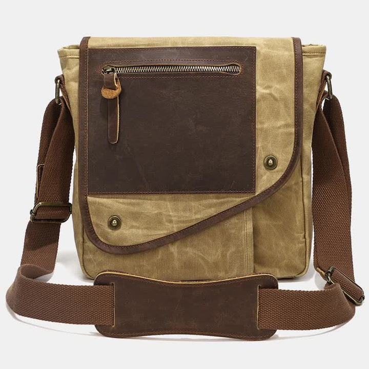 Herren Messenger Bags Canvas Umhängetasche Reise Arbeitstasche