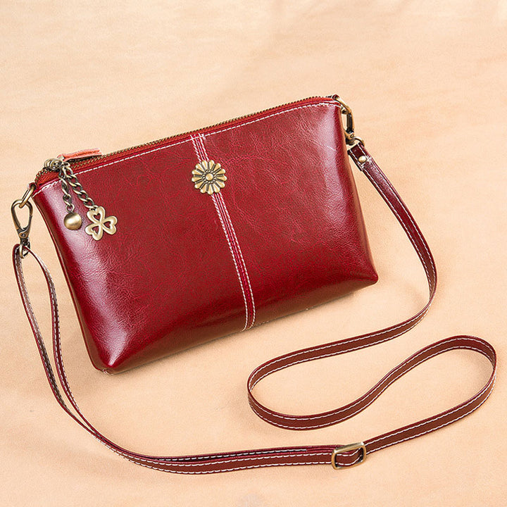 Multi-Tasche Leder Clutch Damen Umhängetasche Handytasche Mini Geldbörse