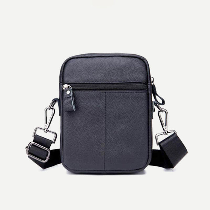Umhängetasche aus echtem Leder für Herren, Messenger Bag, Schultertasche