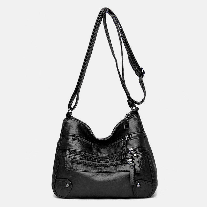 Umhängetasche mit großem Fassungsvermögen und mehreren Taschen