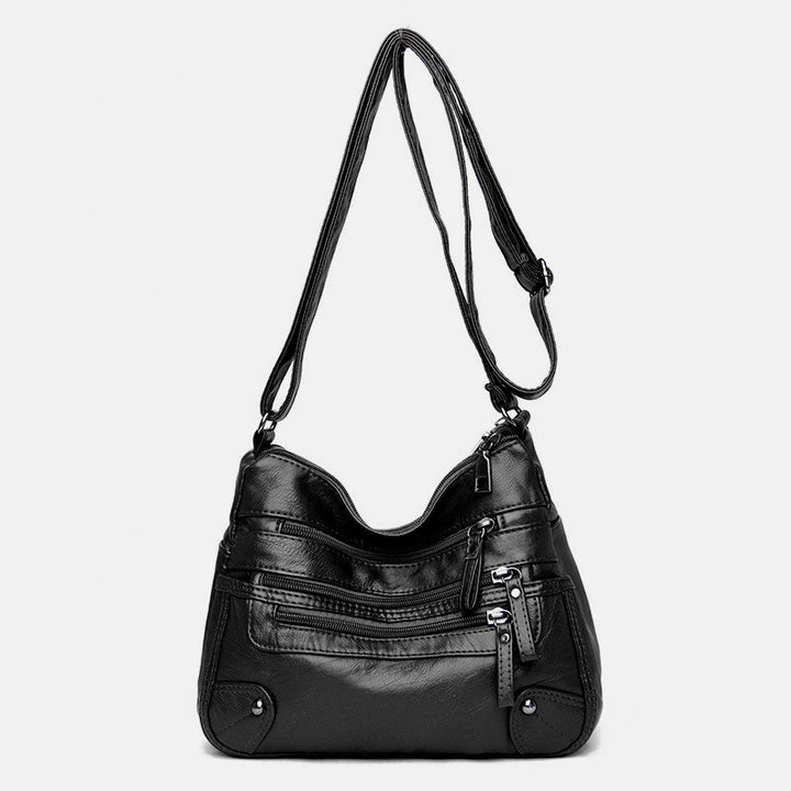 Umhängetasche mit großem Fassungsvermögen und mehreren Taschen