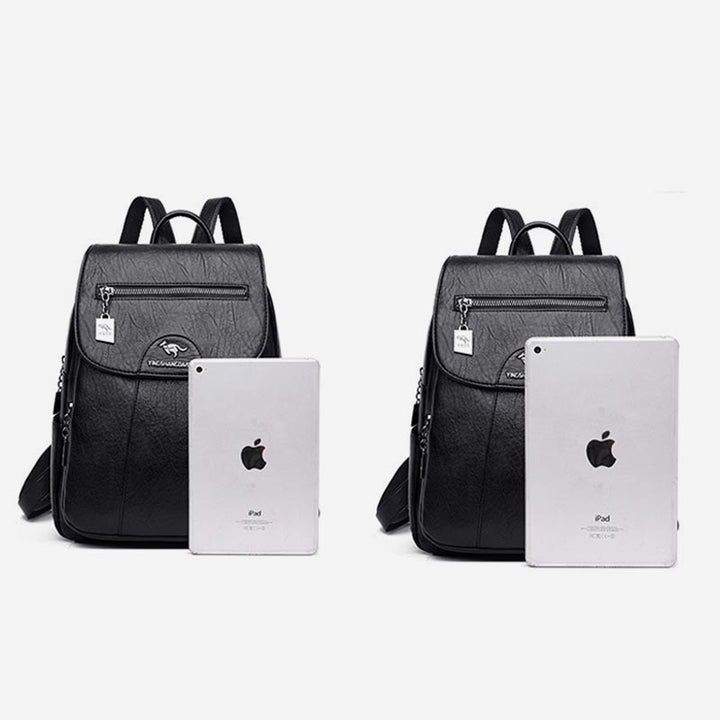 Kleiner Rucksack für Damen, weiches PU-Leder, lässiger Tagesrucksack