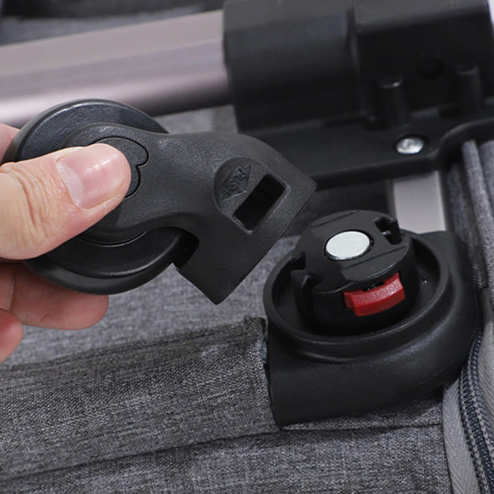 Rolling Pet Carrier Faltbare atmungsaktive Zugstange Haustiertasche