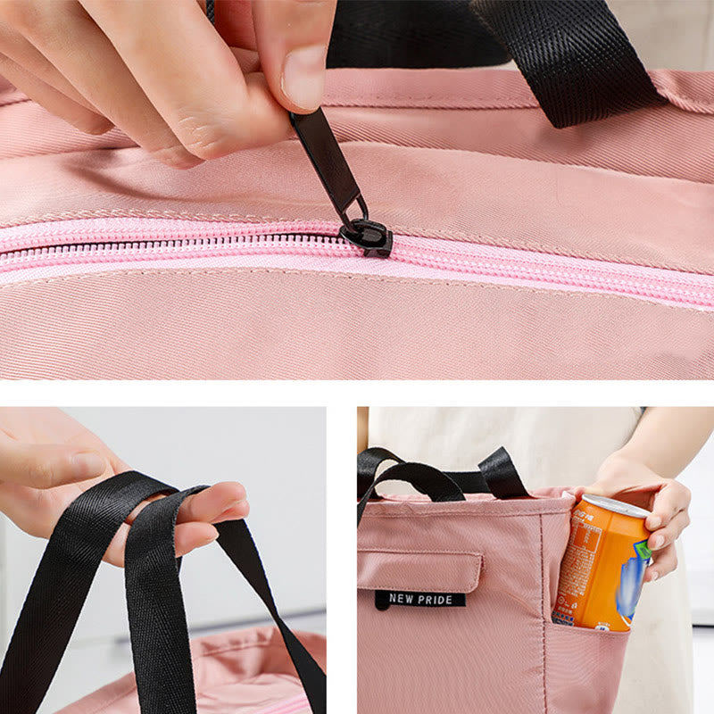Lunchpaket für Mitarbeiter, hält frisch, große Kapazität, robuste Handtasche