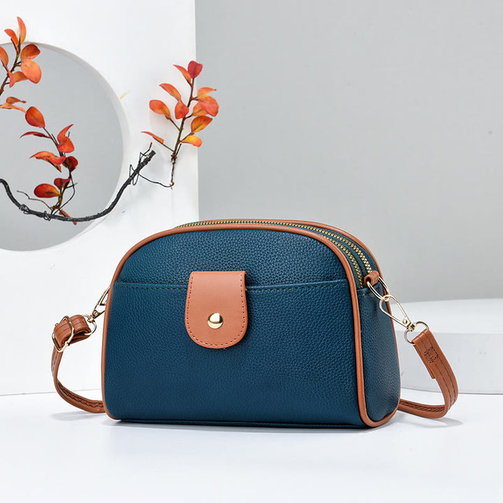 Weiche Handytasche für Damen, elegante Umhängetasche mit abnehmbarem Riemen
