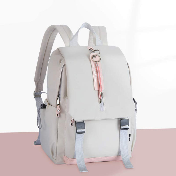 Rucksack für Frauen und Mädchen, wasserdicht, mehrere Taschen, 14-Zoll-Laptop-Rucksack, Büchertasche