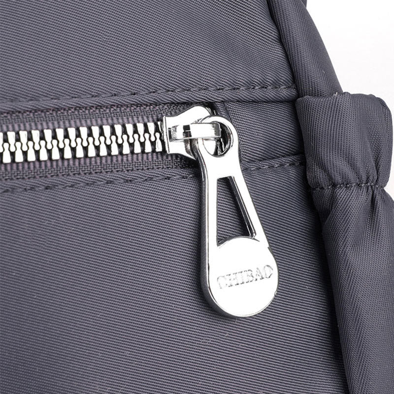 Damen Umhängetasche, minimalistisch, mehrere Taschen, breiter Riemen, Schultertasche