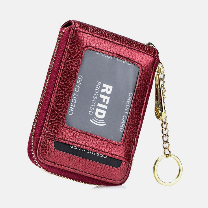 RFID-Kartenhalter mit großer Kapazität und Schlüsselanhänger