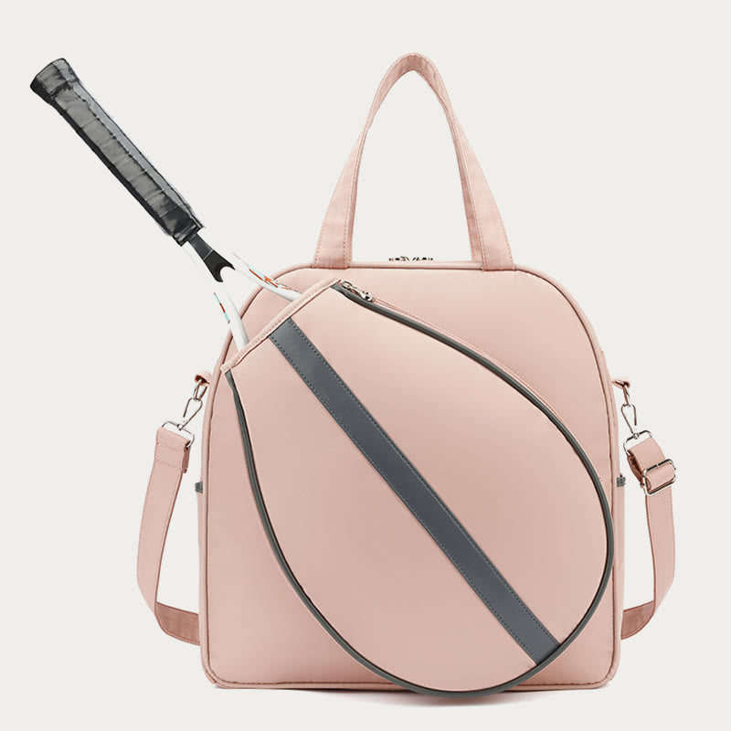 Schlägertasche für Tennis Bad Minton Umhängetasche mit großer Kapazität