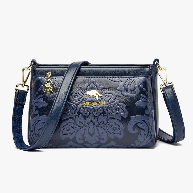 Vintage Frauen Floral Handtasche Crossbody Geldbörsen Damen Casual Schulter Taschen