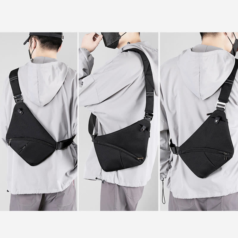 Schultertasche für Herren, Outdoor-Reisen, Nylon, Umhängetasche, Tagesrucksack
