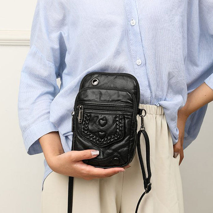 Große Kapazität Retro Handy Tasche Umhängetasche - image 7