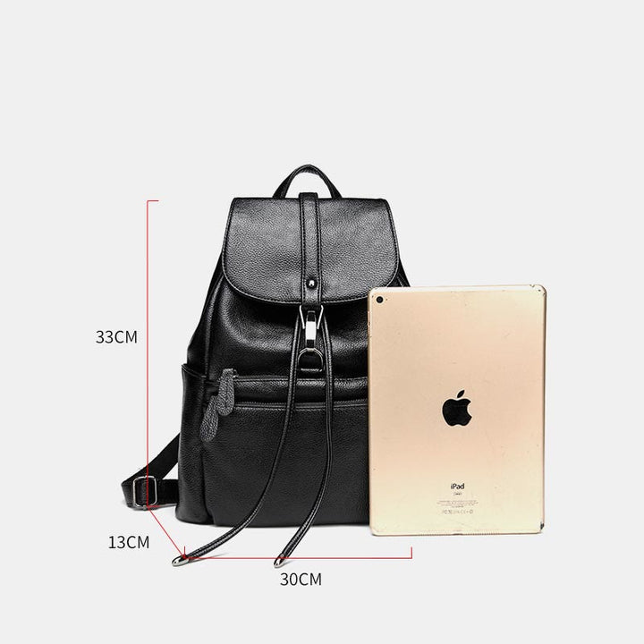 Rucksack für Frauen mit Litschi-Muster, große Kapazität, Freizeit, Reise, Tagesrucksack