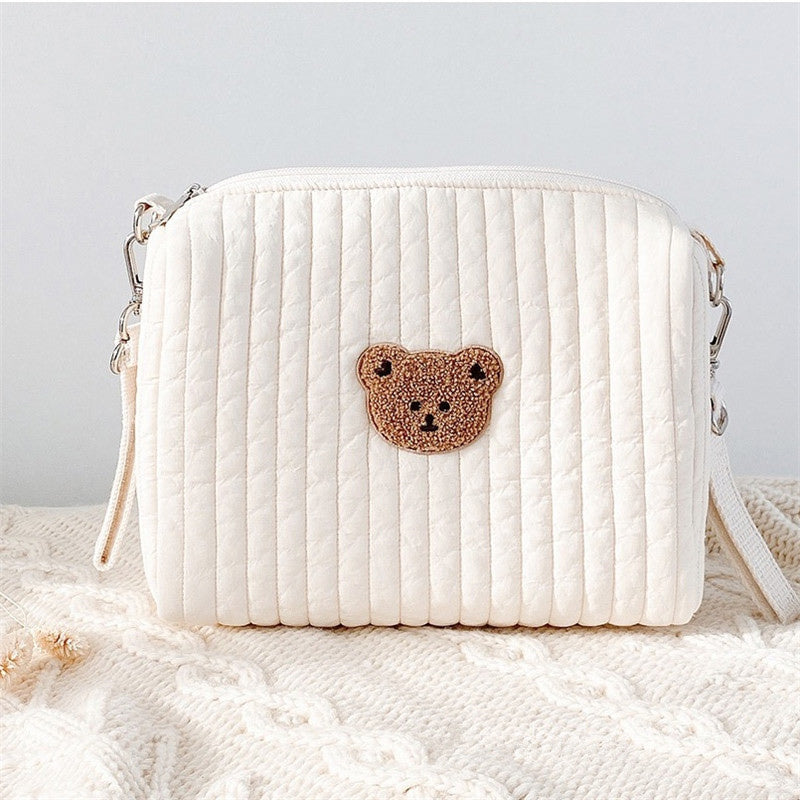Stickerei Baumwolle Baby Windel Tasche Organizer Tasche Reise Mama Tasche