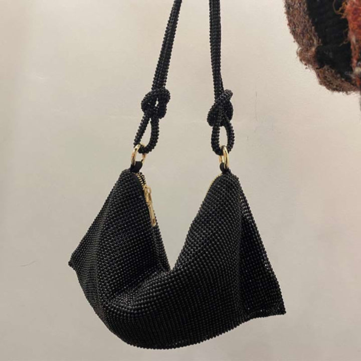 Umhängetasche für Damen mit funkelnden Diamanten, mehrere Farben, Handtasche