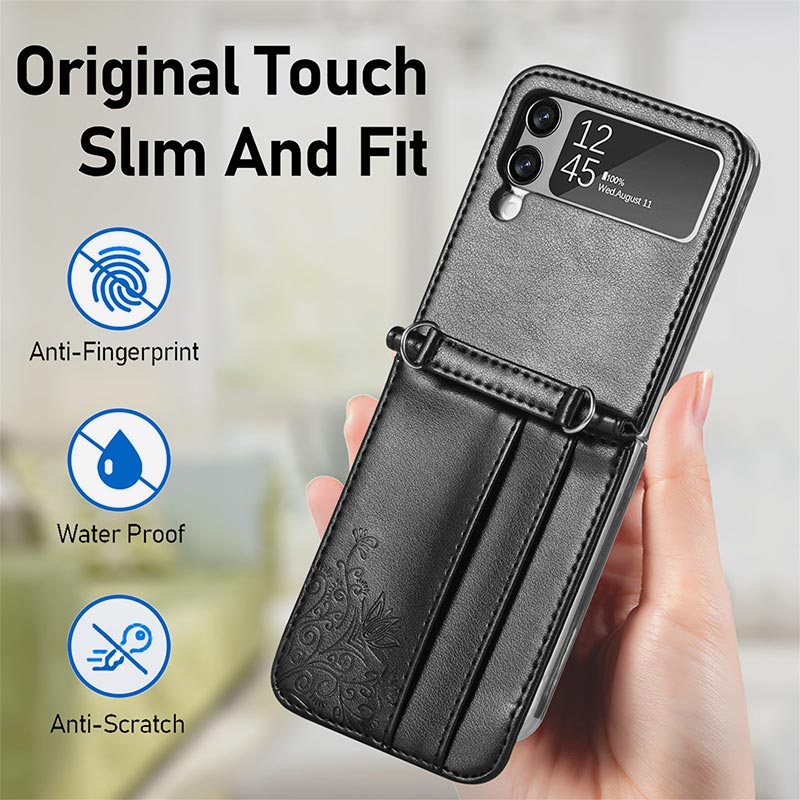 Samsung Galaxy Z Flip 3 Handyhülle Crossbody Handytasche Geldbörse