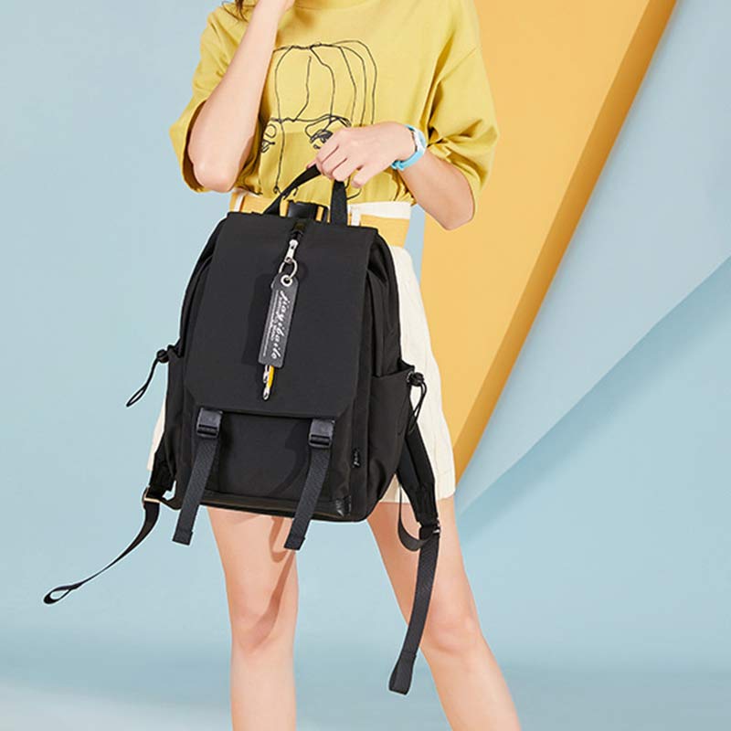 Rucksack für Frauen und Mädchen, wasserdicht, mehrere Taschen, 14-Zoll-Laptop-Rucksack, Büchertasche