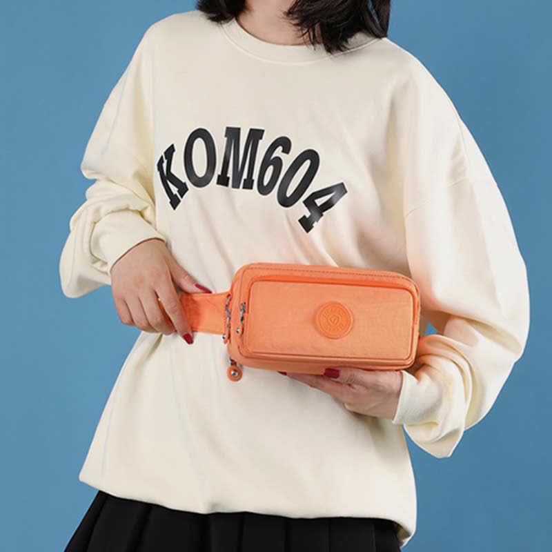 Leichte, wasserdichte Gürteltasche für Damen mit Crossbody-Gurt