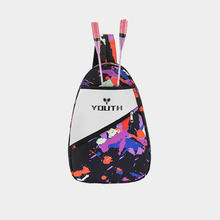 Schlägertasche für Teenager, bunt bedruckt, wasserdicht, Oxford-Sporttasche
