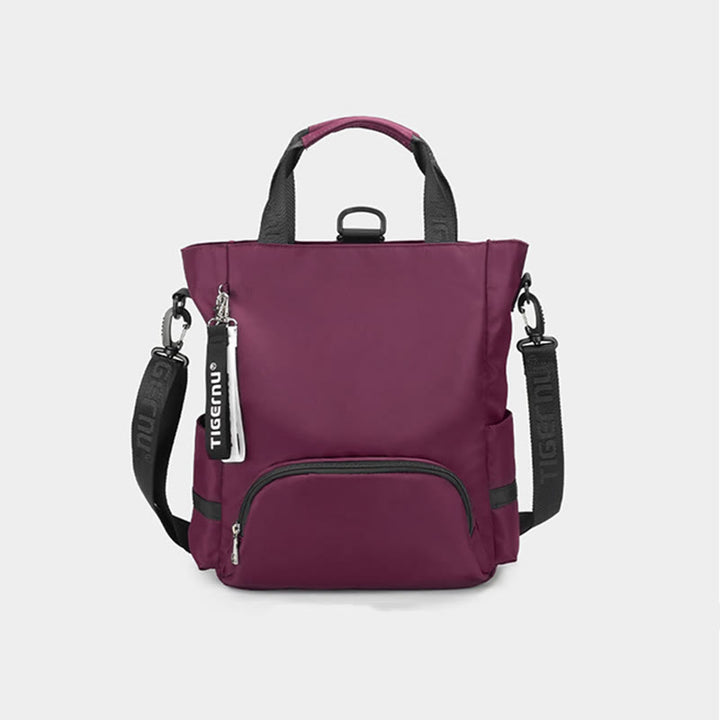 Leichte Umhängetasche, umwandelbarer Rucksack, lässige Handtasche, Büchertasche